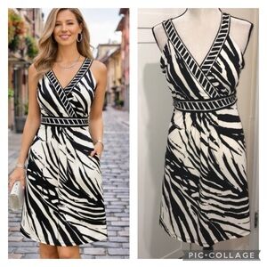 Sleeveless pull on comfy dress